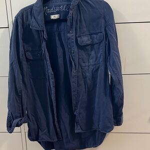 Madewell Blue Casual Shirt